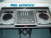 диджейские вертаки Pioneer CDJ-800 MK2 и микшер pioneer 600